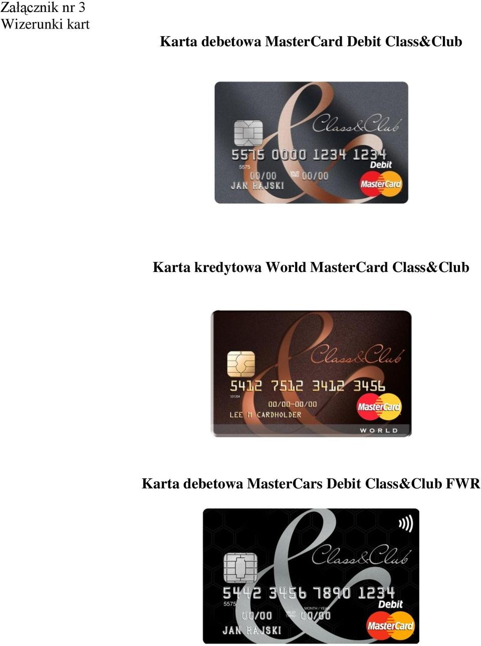 Karta kredytowa World MasterCard