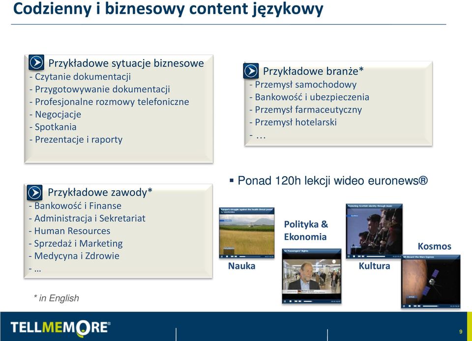 i ubezpieczenia - Przemysł farmaceutyczny - Przemysł hotelarski - Przykładowe zawody* - Bankowość i Finanse - Administracja i Sekretariat