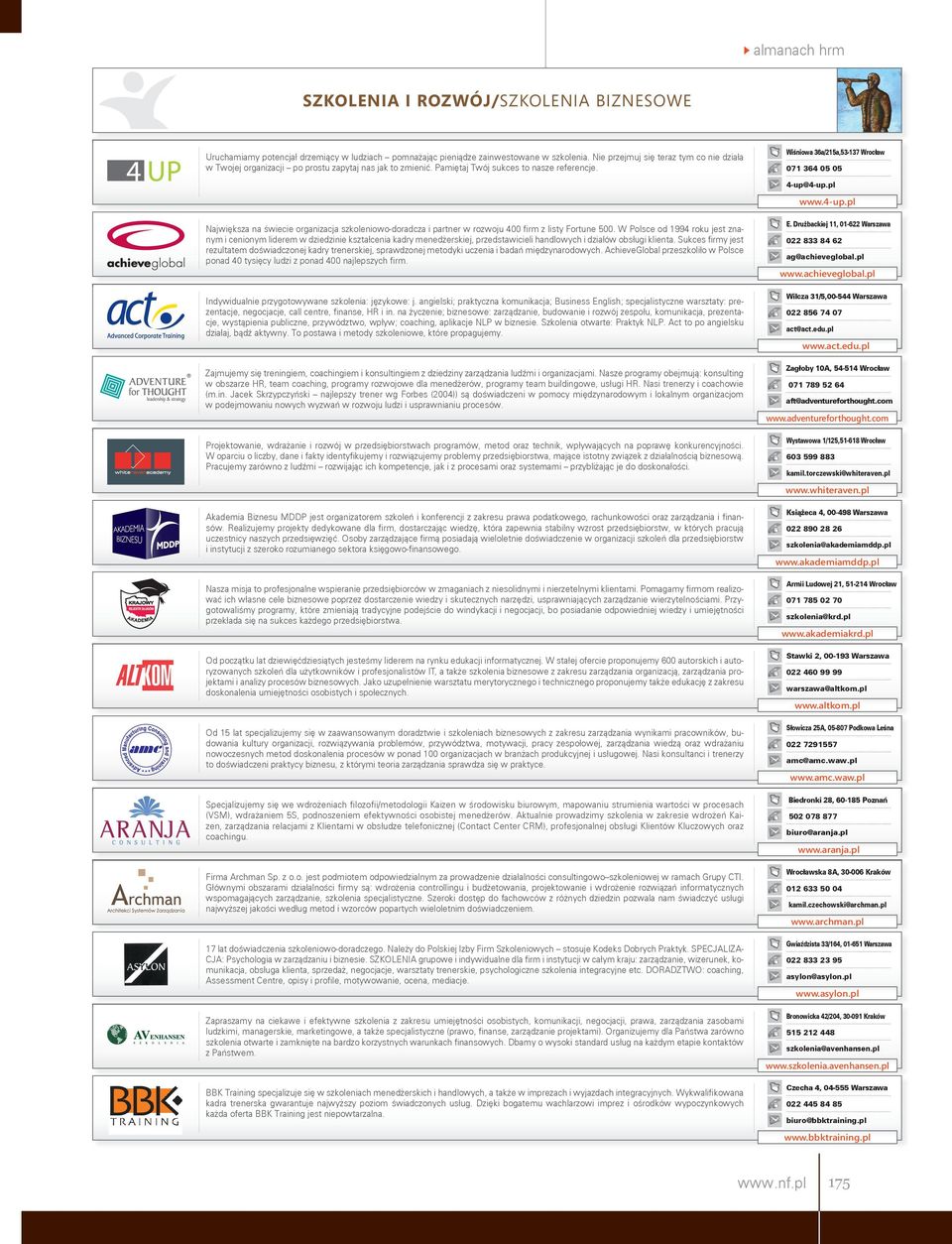 pl www.4-up.pl Największa na świecie organizacja szkoleniowo-doradcza i partner w rozwoju 400 firm z listy Fortune 500.