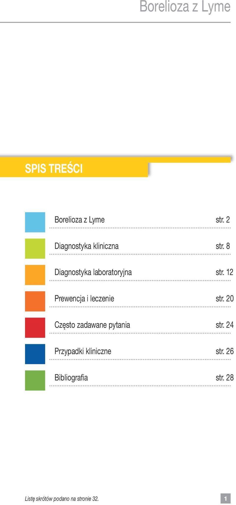 leczenie str 20 Często zadawane pytania str 24 Przypadki