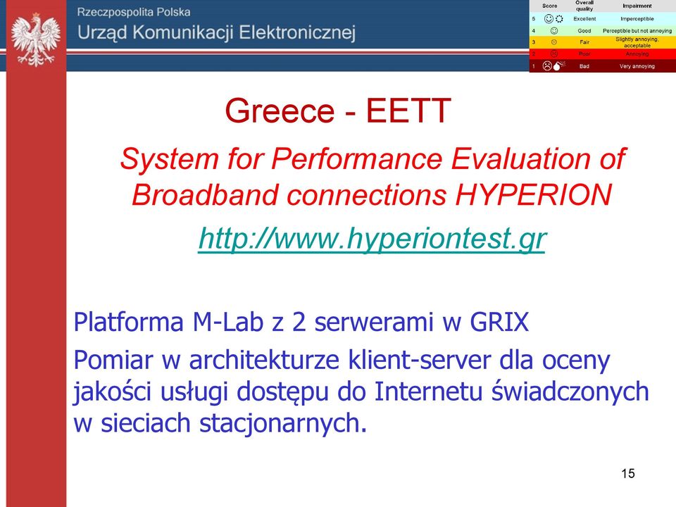 gr Platforma M-Lab z 2 serwerami w GRIX Pomiar w architekturze