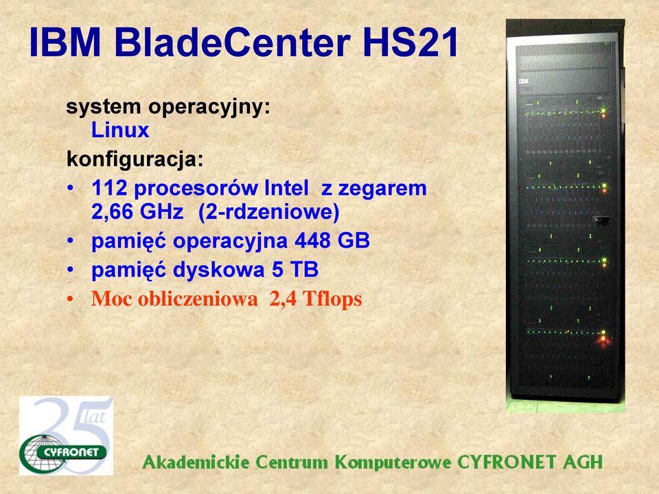 2,66 GHz (2-rdzeniowe) pamięć operacyjna 448