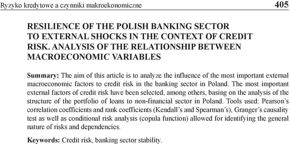 banking sector in Poland.