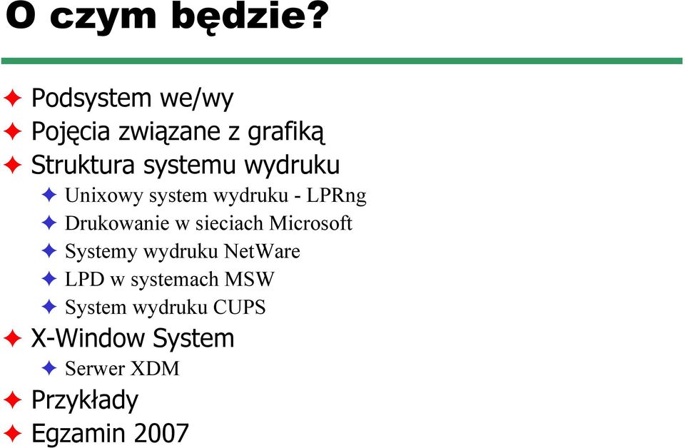 wydruku Unixowy system wydruku - LPRng Drukowanie w sieciach