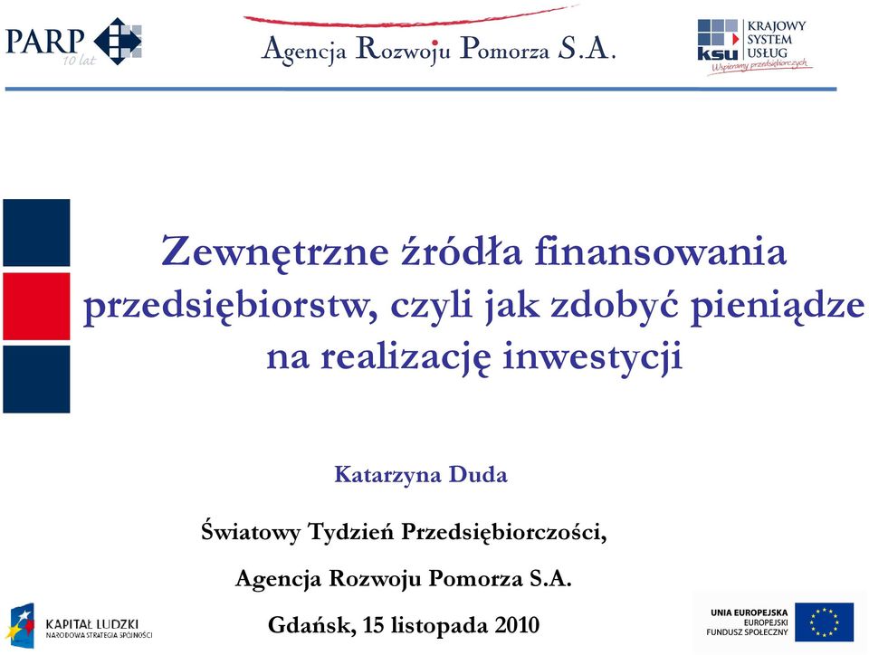 Katarzyna Duda Światowy Tydzień Przedsiębiorczości,