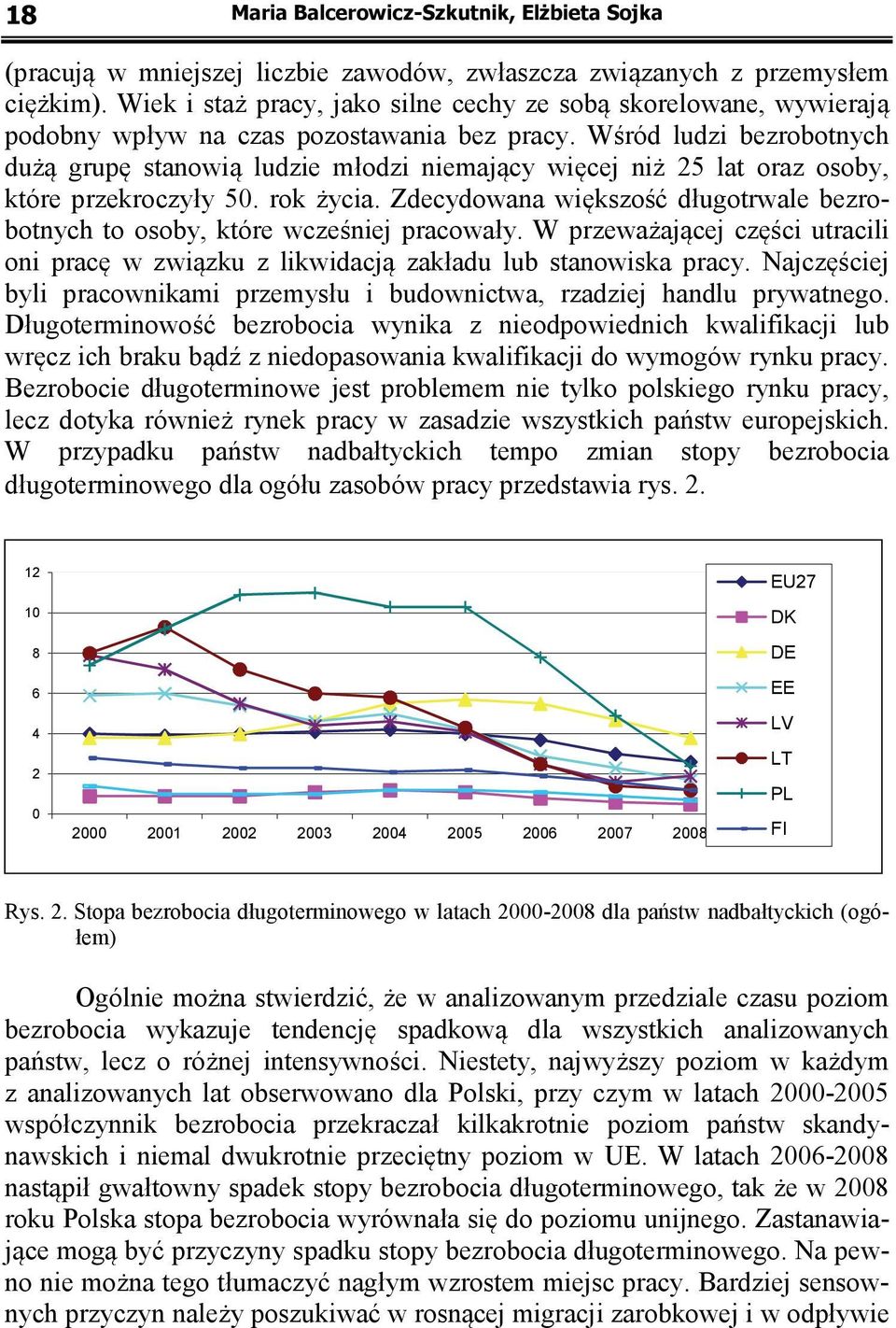 Wśród ludzi bezrobotnych dużą grupę stanowią ludzie młodzi niemający więcej niż 25 lat oraz osoby, które przekroczyły 50. rok życia.