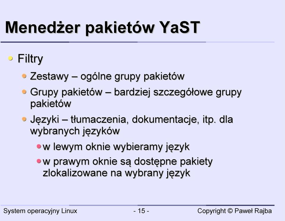 dokumentacje, itp.