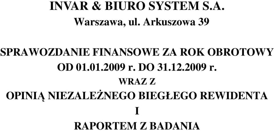 OBROTOWY OD 01.01.2009 r.