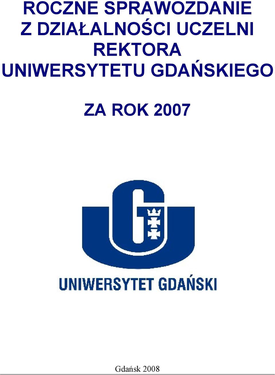 REKTORA UNIWERSYTETU