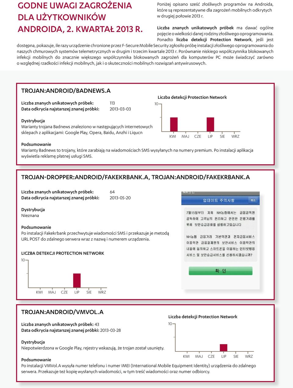 Liczba znanych unikatowych próbek ma dawać ogólne pojęcie o wielkości danej rodziny złośliwego oprogramowania.