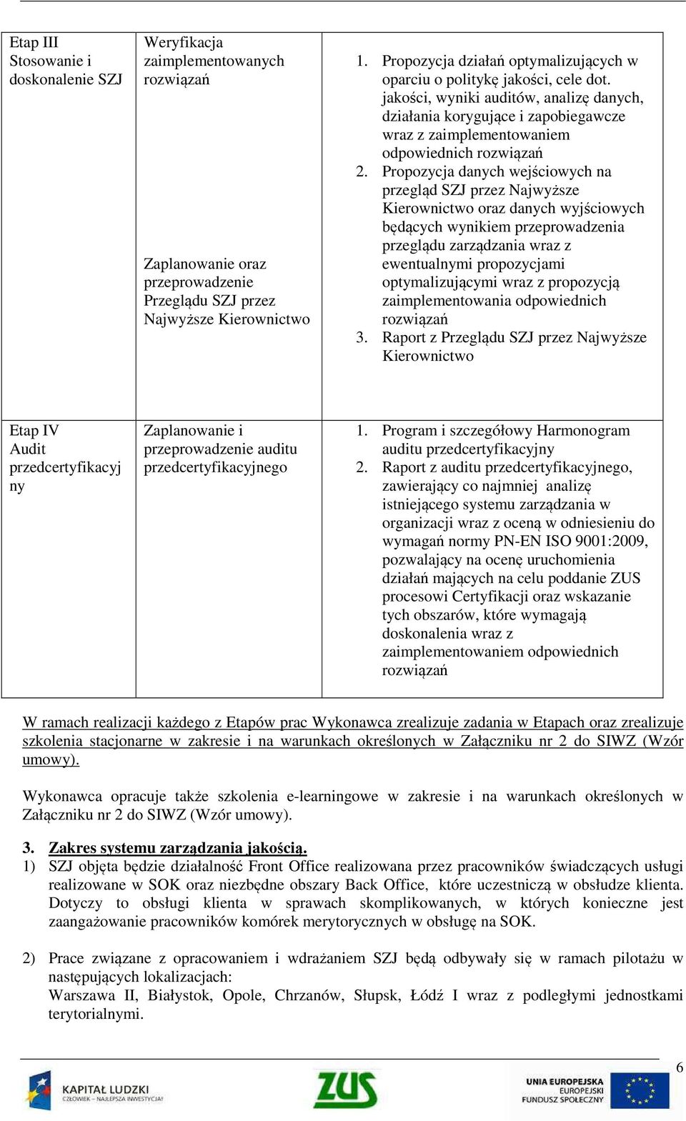 jakości, wyniki auditów, analizę danych, działania korygujące i zapobiegawcze wraz z zaimplementowaniem odpowiednich rozwiązań 2.