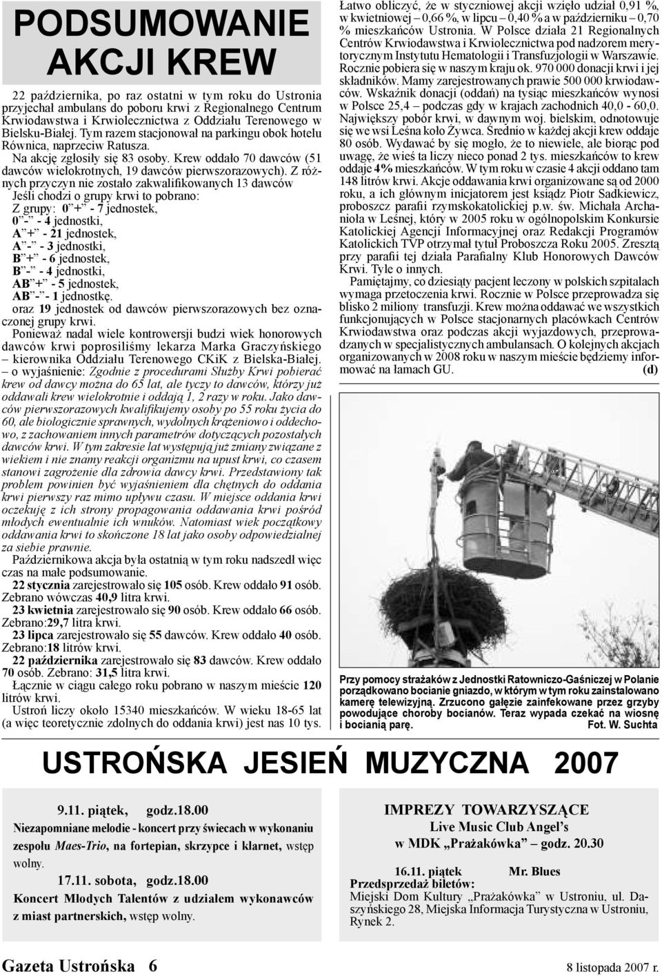 Z różnych przyczyn nie zostało zakwaliikowanych 13 dawców Jeśli chodzi o grupy krwi to pobrano: Z grupy: 0 + - 7 jednostek, 0 - - jednostki, A + - jednostek, A - - jednostki, B + - 6 jednostek, B - -