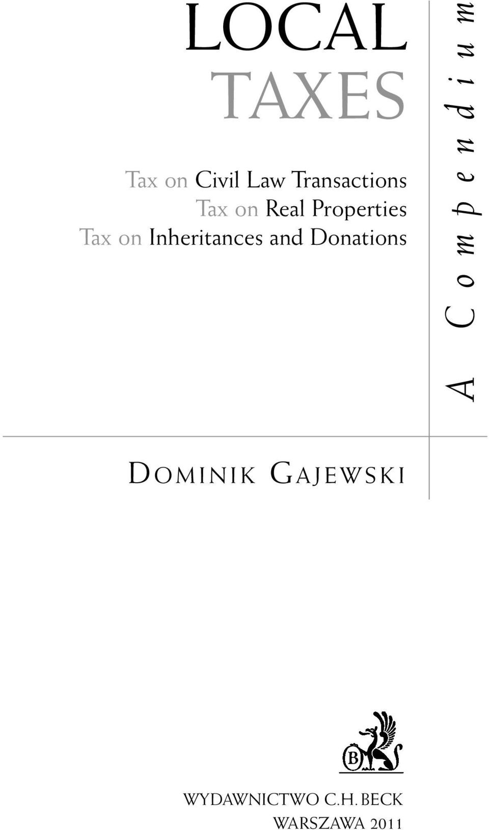 Inheritances and Donations A Compendium D