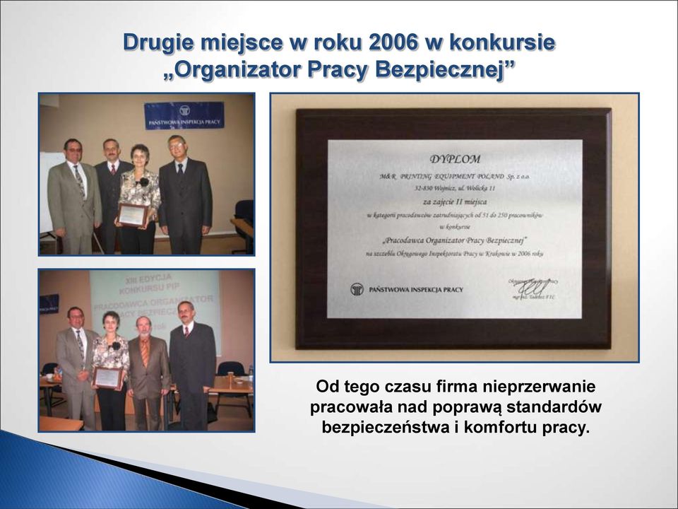 czasu firma nieprzerwanie pracowała nad