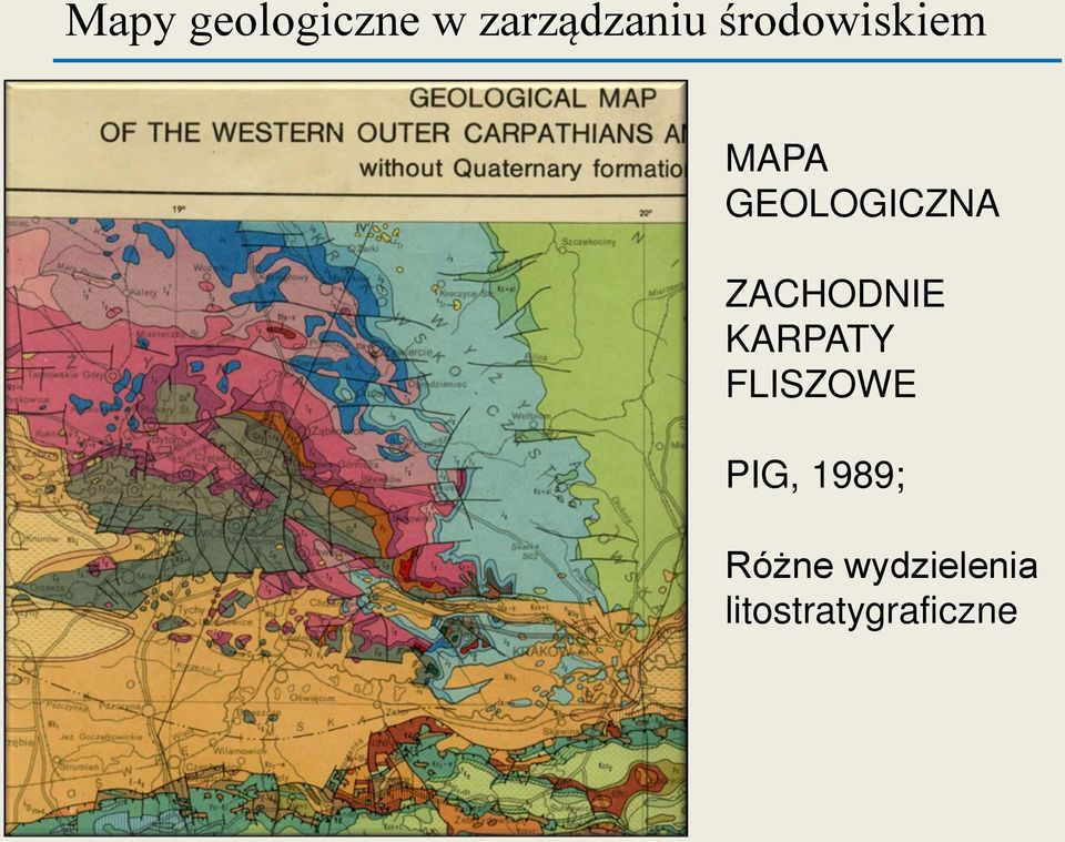 ZACHODNIE KARPATY FLISZOWE PIG,