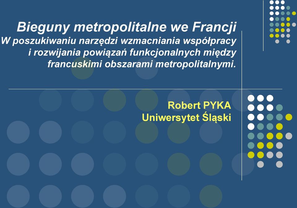 powiązań funkcjonalnych między francuskimi