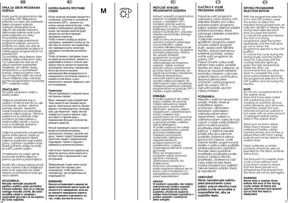 iskljuãi ili vratite gumb programatora na poloïaj OFF.