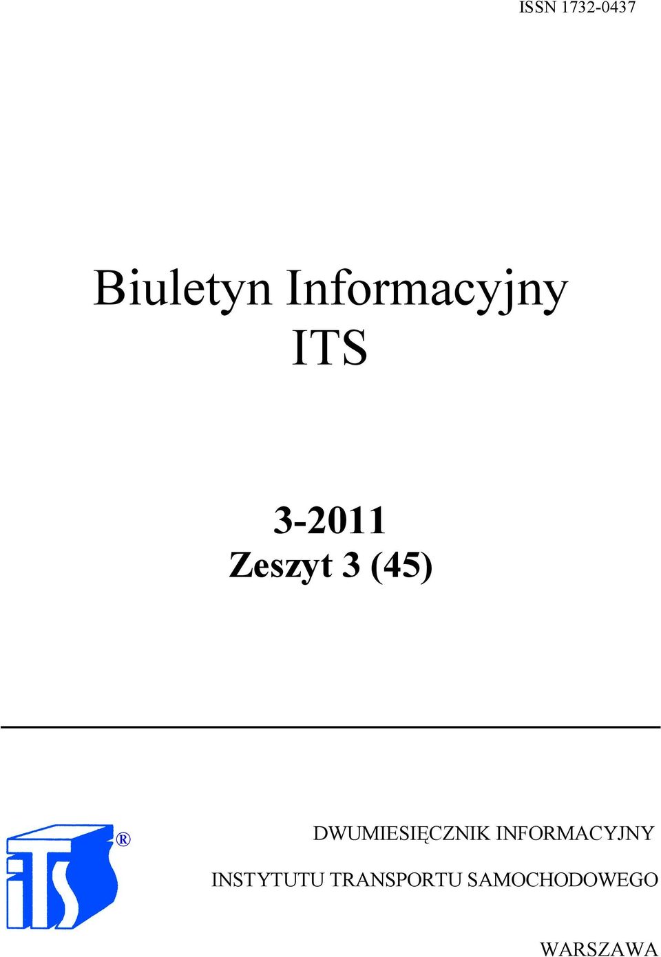 (45) DWUMIESIĘCZNIK INFORMACYJNY