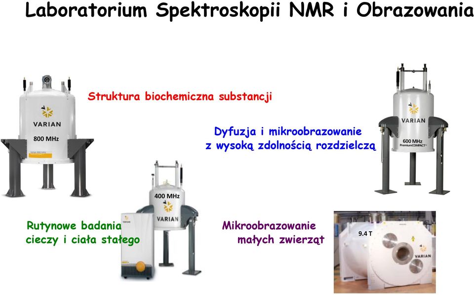 mikroobrazowanie z wysoką zdolnością rozdzielczą 400 MHz
