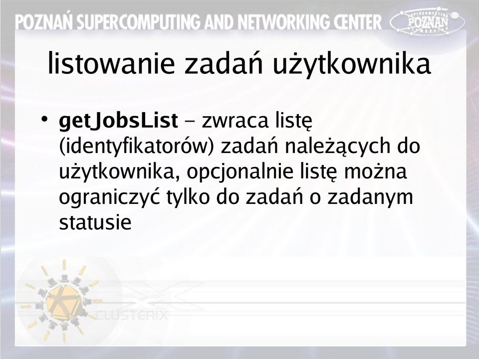 należących do użytkownika, opcjonalnie