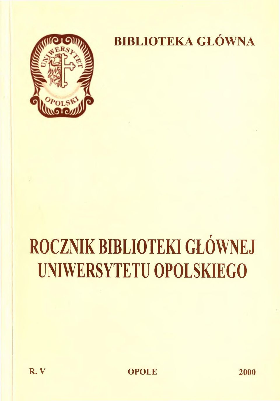 GŁÓWNEJ UNIWERSYTETU