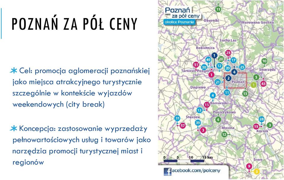 weekendowych (city break) Koncepcja: zastosowanie wyprzedaży