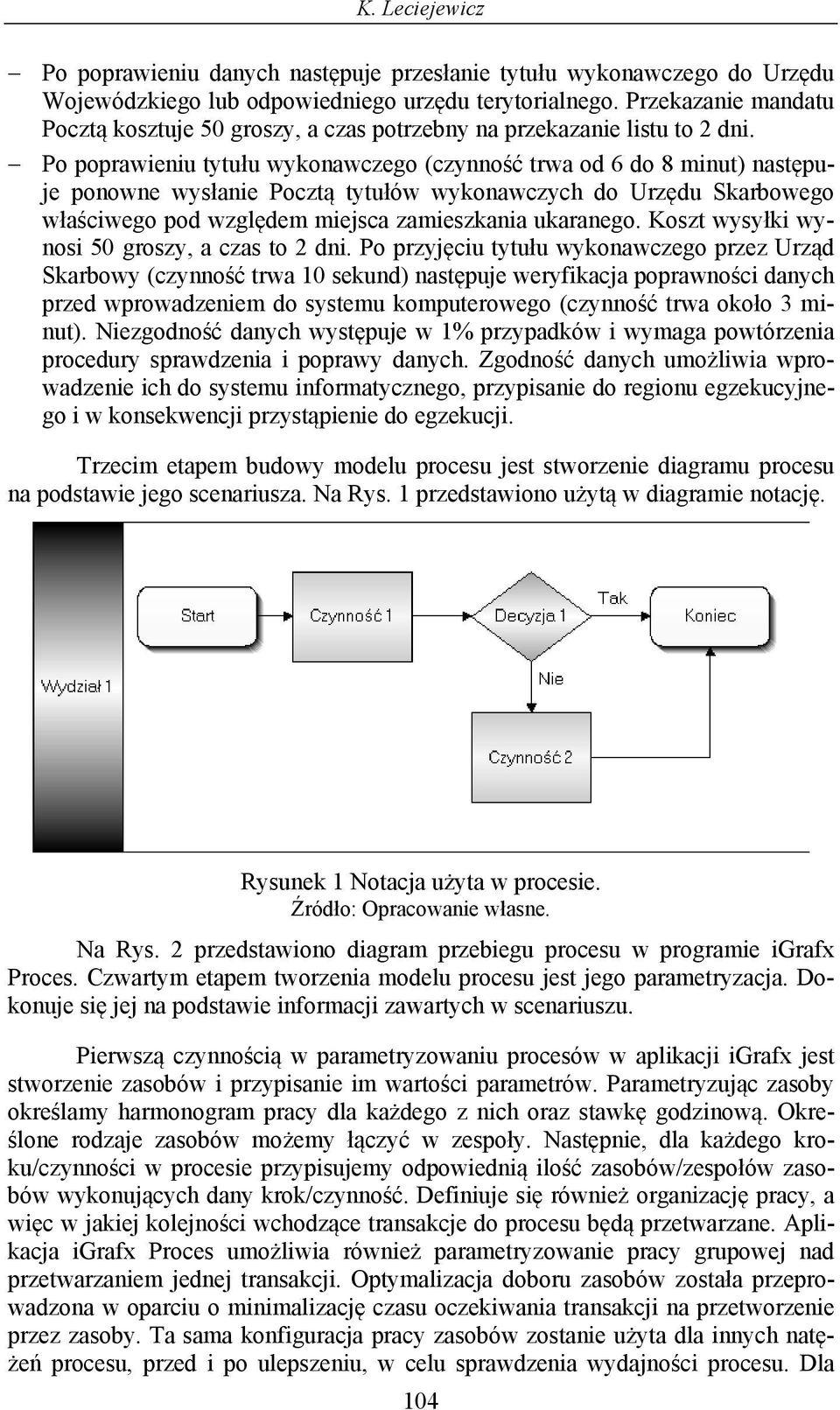 Po poprawieniu tytułu wykonawczego (czynność trwa od 6 do 8 minut) następuje ponowne wysłanie Pocztą tytułów wykonawczych do Urzędu Skarbowego właściwego pod względem miejsca zamieszkania ukaranego.