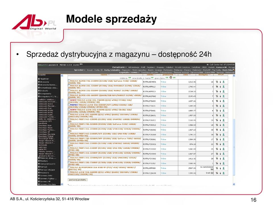 dystrybucyjna z