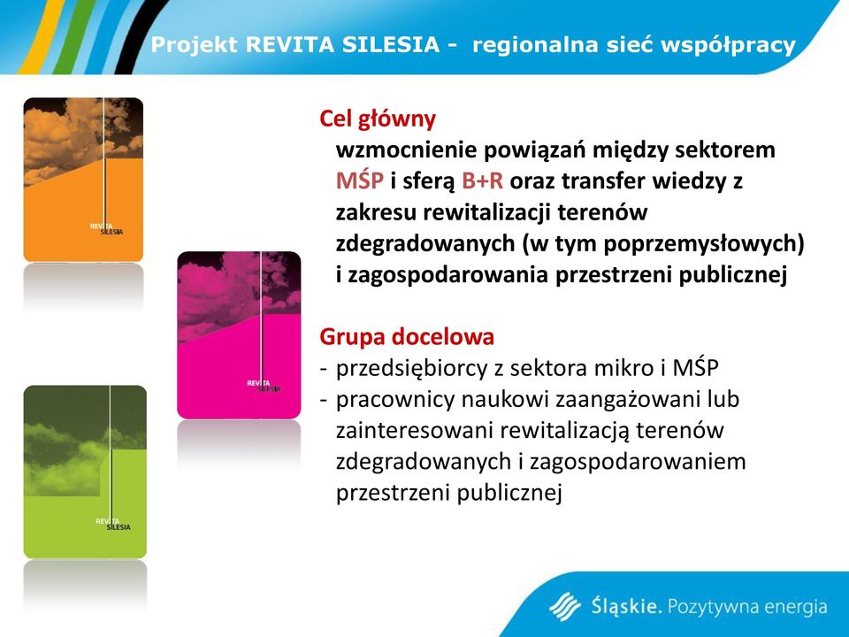 zagospodarowania przestrzeni publicznej Grupa docelowa - przedsiębiorcy z sektora mikro i MŚP - pracownicy