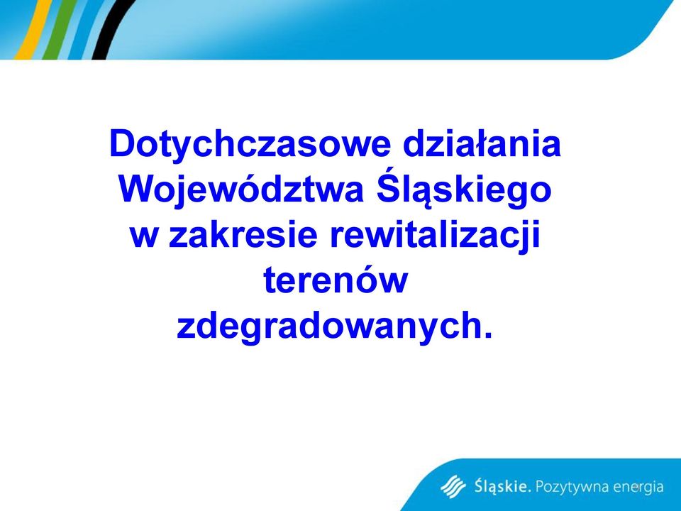 zakresie rewitalizacji