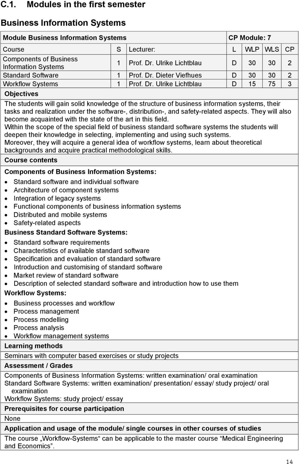 Dieter Viefhues D 30 30 2 Workflow Systems 1 Prof. Dr.