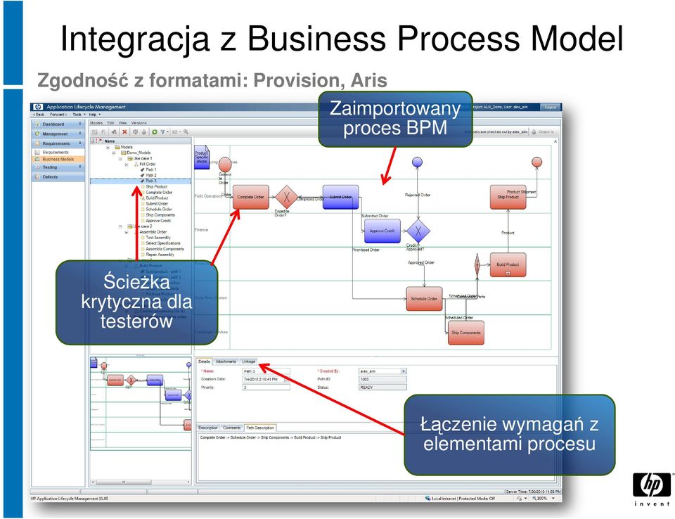 Zaimportowany proces BPM Ścieżka