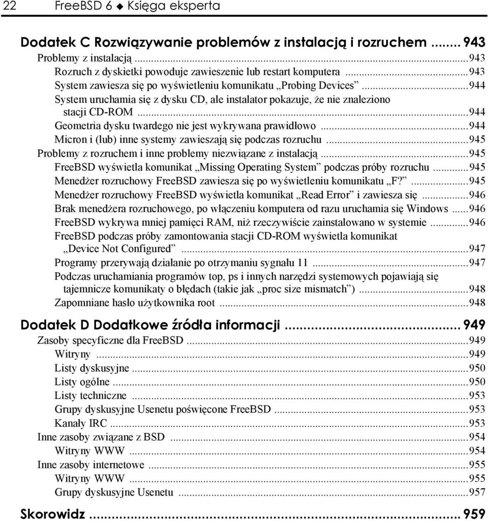 ..944 Geometria dysku twardego nie jest wykrywana prawidłowo...944 Micron i (lub) inne systemy zawieszają się podczas rozruchu...945 Problemy z rozruchem i inne problemy niezwiązane z instalacją.