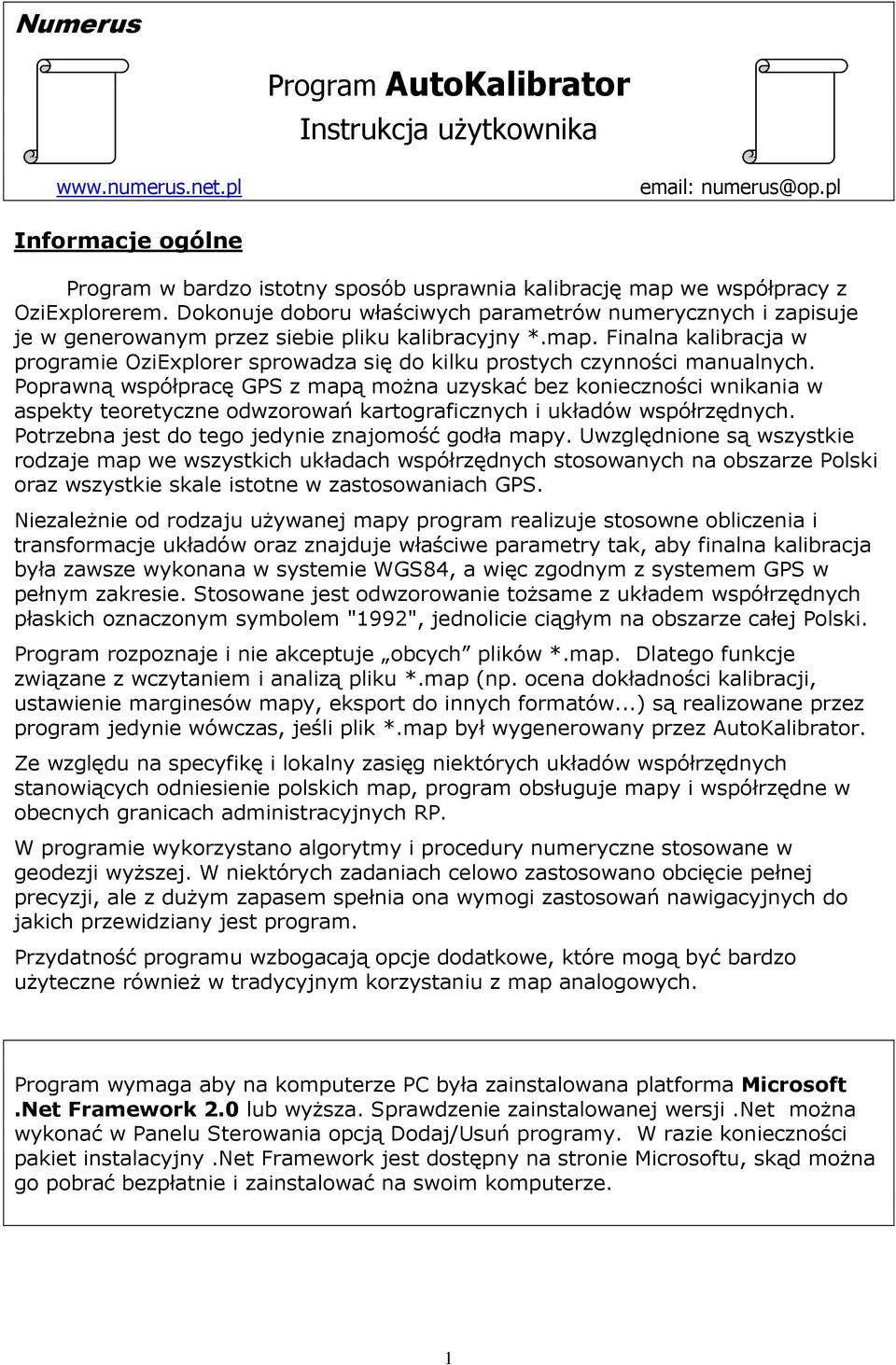 Finalna kalibracja w programie OziExplorer sprowadza się do kilku prostych czynności manualnych.