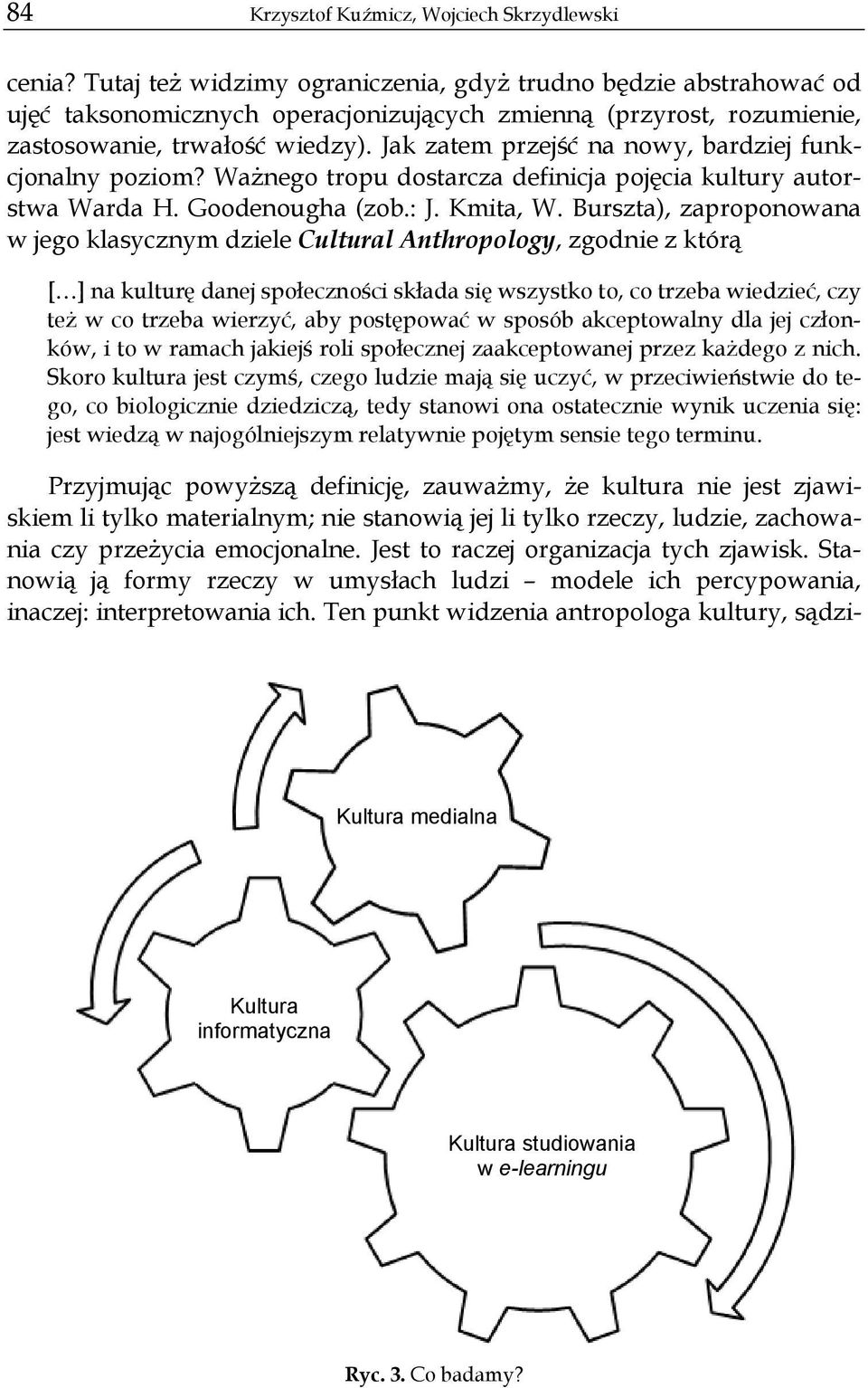 Jak zatem przejść na nowy, bardziej funkcjonalny poziom? Ważnego tropu dostarcza definicja pojęcia kultury autorstwa Warda H. Goodenougha (zob.: J. Kmita, W.