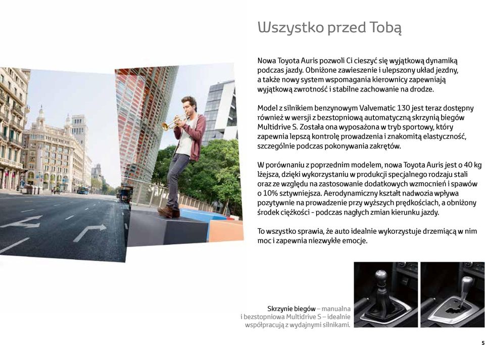 Model z silnikiem benzynowym Valvematic 130 jest teraz dostępny również w wersji z bezstopniową automatyczną skrzynią biegów Multidrive S.