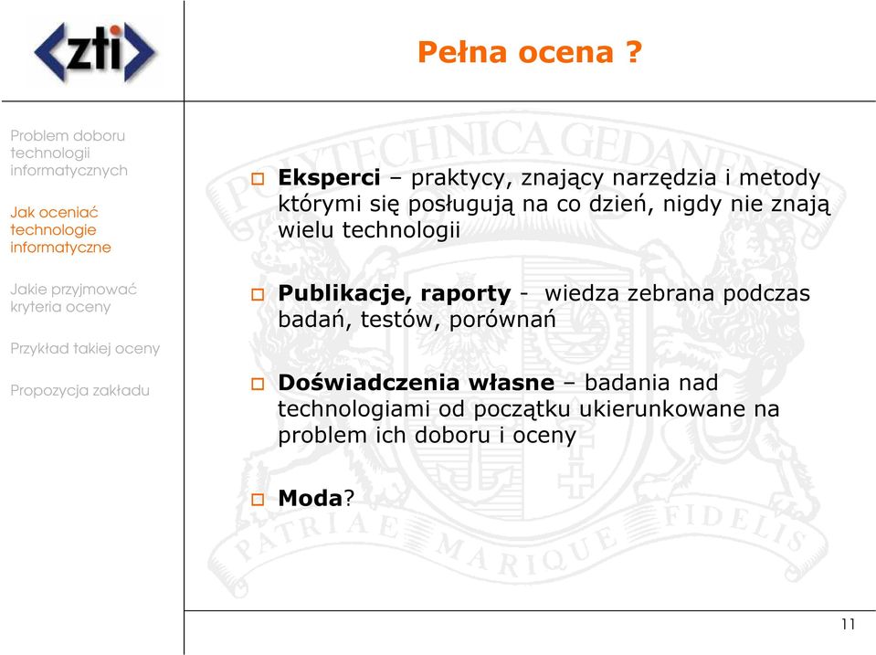 dzień, nigdy nie znają wielu Publikacje, raporty - wiedza zebrana podczas