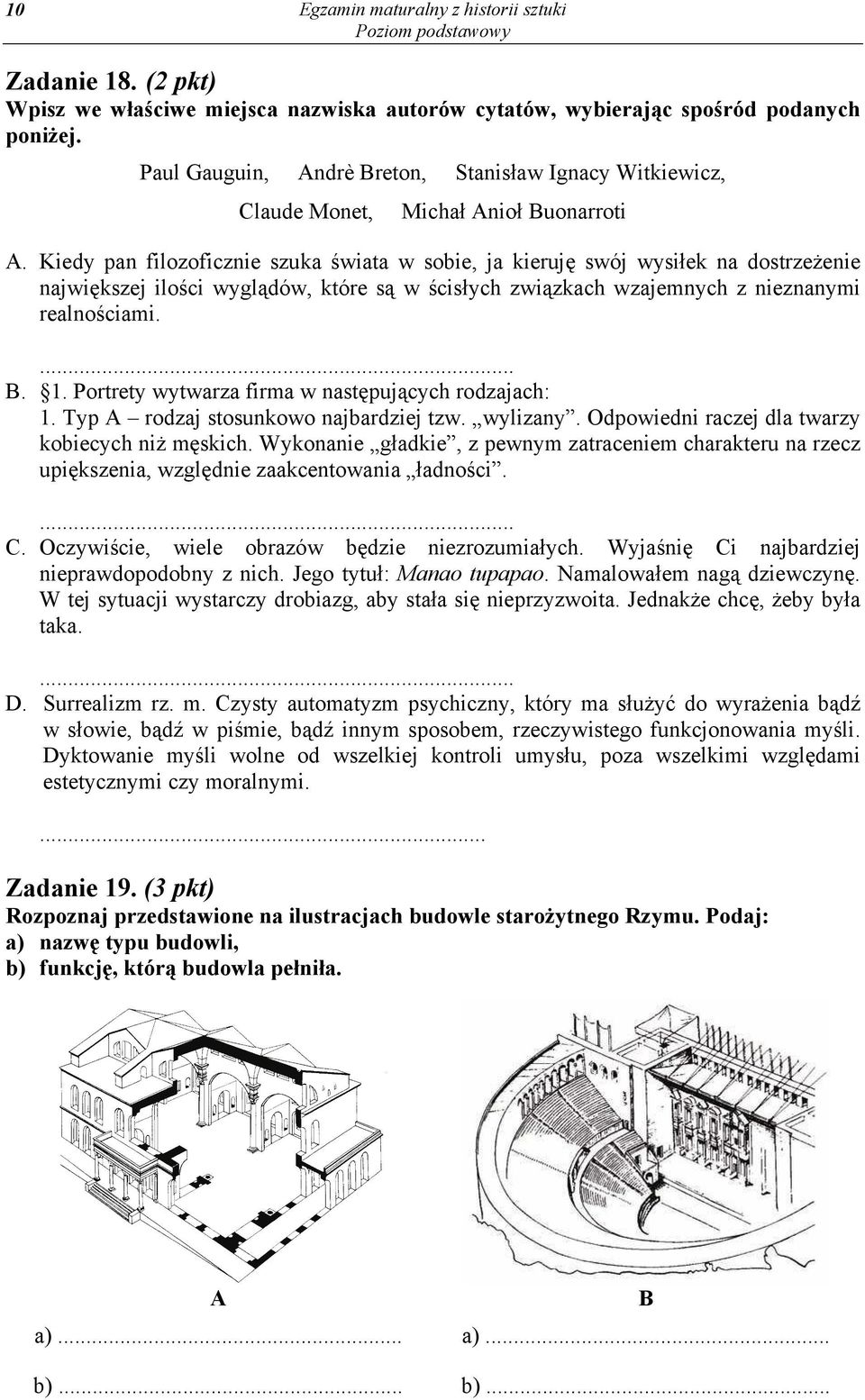 Kiedy pan filozoficznie szuka wiata w sobie, ja kieruj swój wysi ek na dostrze enie najwi kszej ilo ci wygl dów, które s w cis ych zwi zkach wzajemnych z nieznanymi realno ciami.... B. 1.