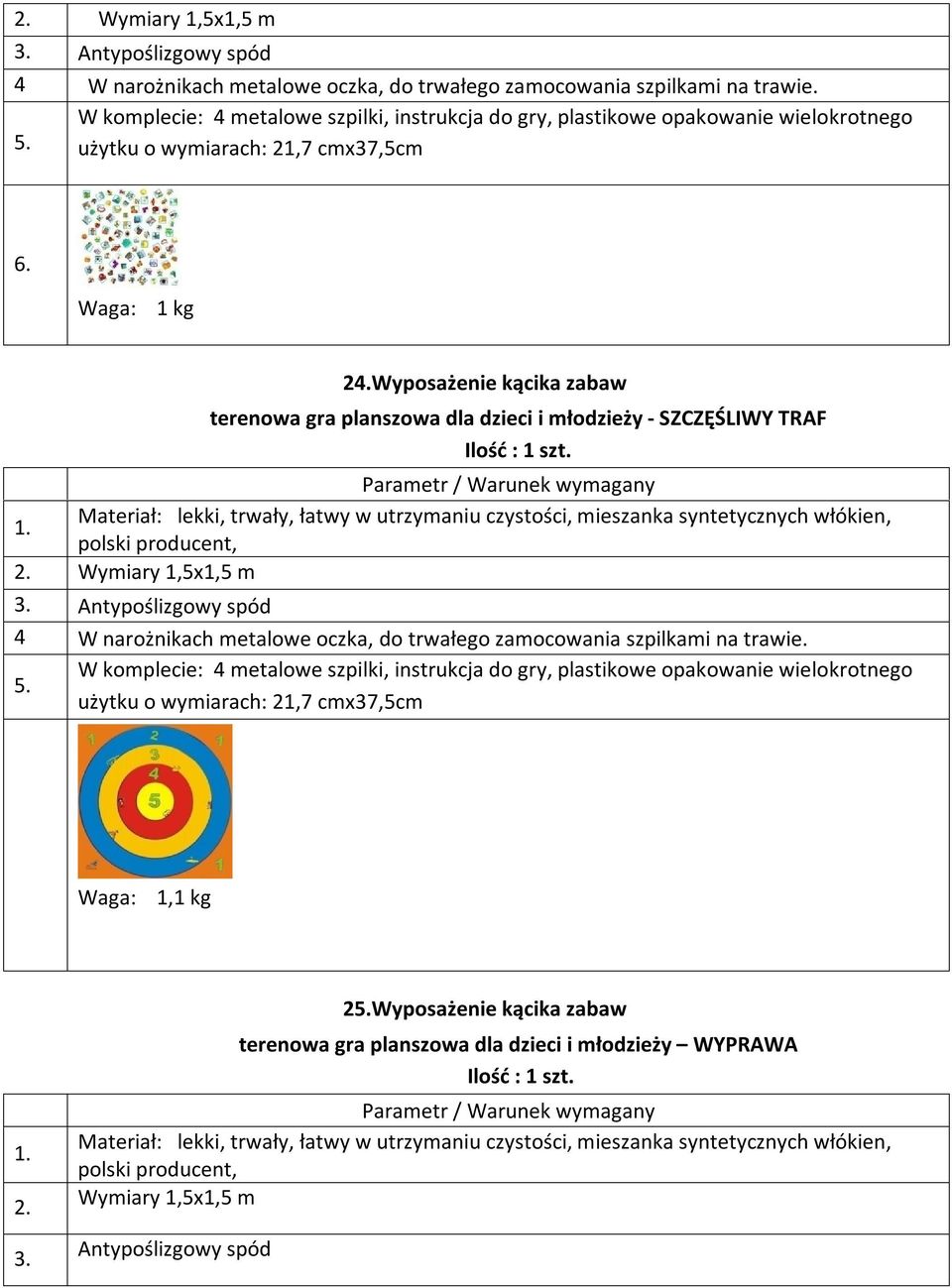 Wyposażenie kącika zabaw terenowa gra planszowa dla dzieci i młodzieży - SZCZĘŚLIWY TRAF  użytku o wymiarach: 21,7 cmx37,5cm Waga: 1,1 kg