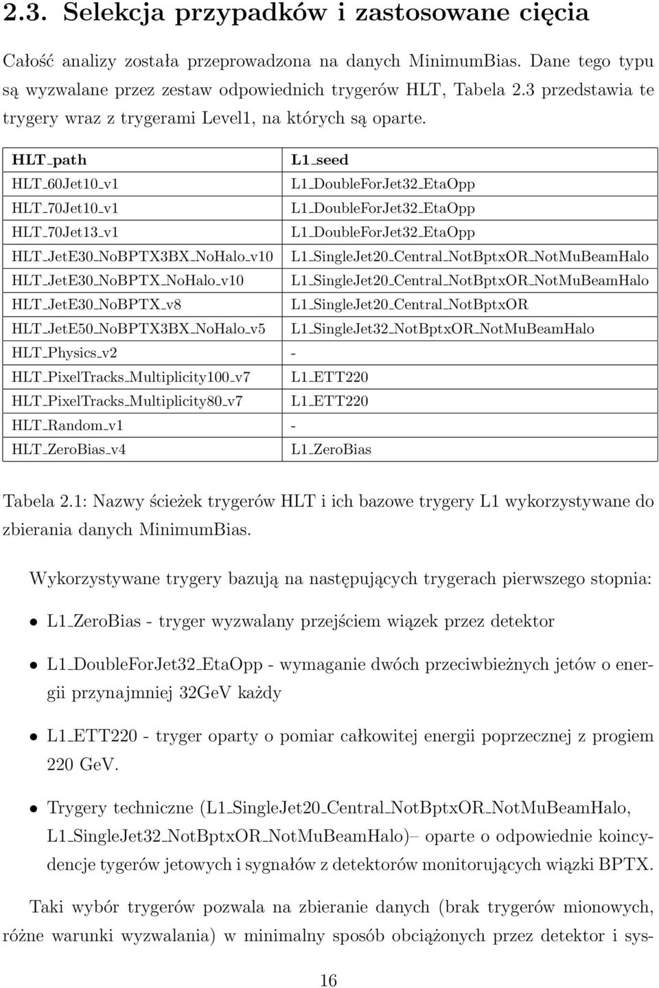 HLT path L1 seed HLT 60Jet10 v1 L1 DoubleForJet32 EtaOpp HLT 70Jet10 v1 L1 DoubleForJet32 EtaOpp HLT 70Jet13 v1 L1 DoubleForJet32 EtaOpp HLT JetE30 NoBPTX3BX NoHalo v10 L1 SingleJet20 Central