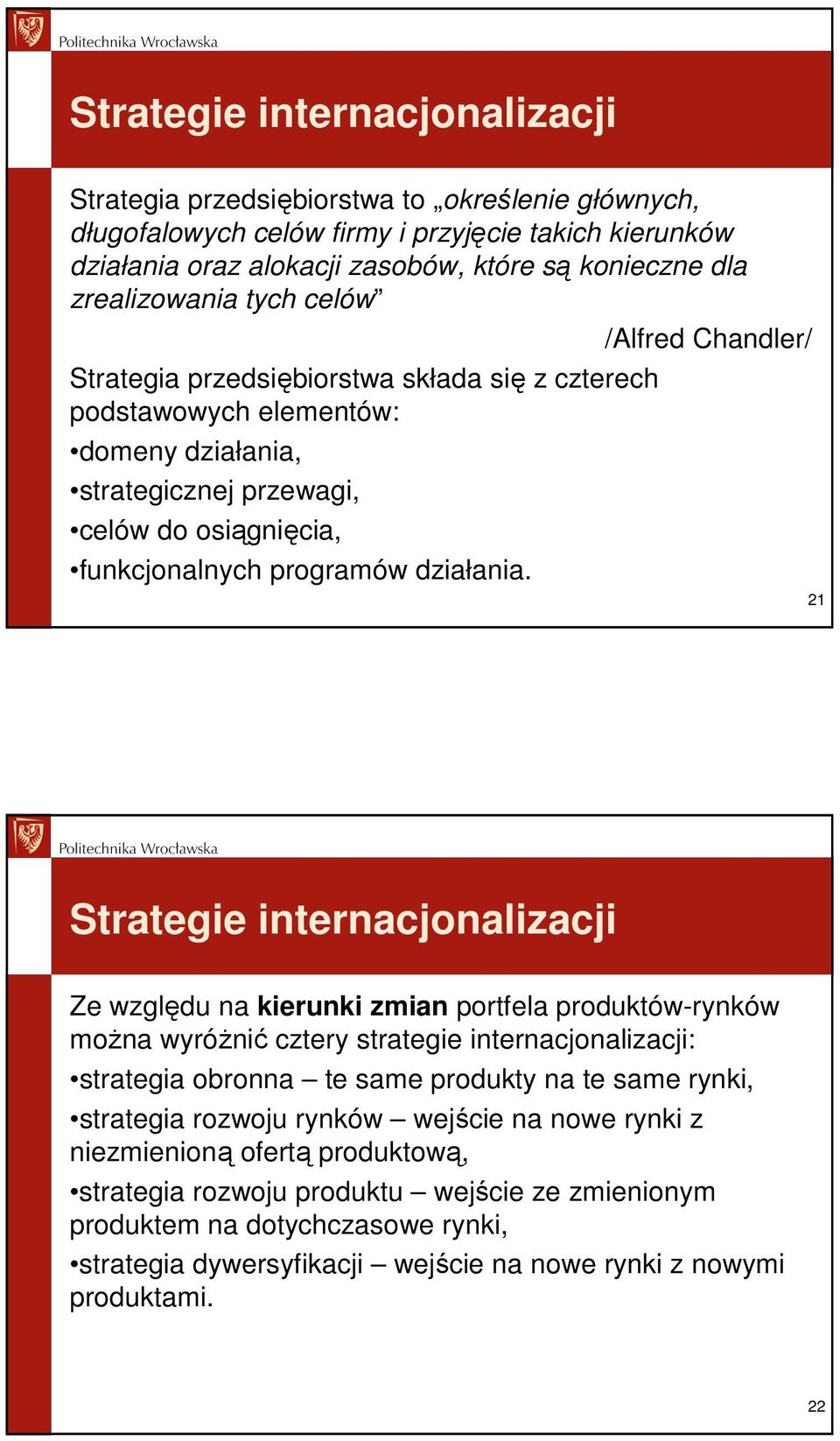 programów działania.