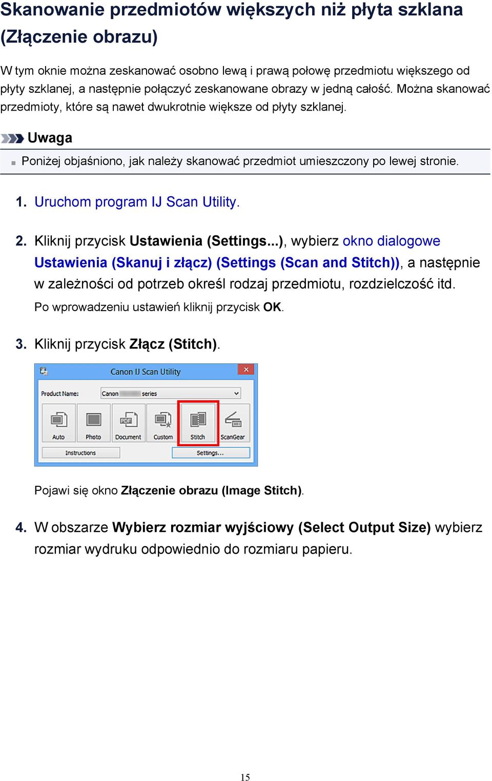 Uruchom program IJ Scan Utility. 2. Kliknij przycisk Ustawienia (Settings.