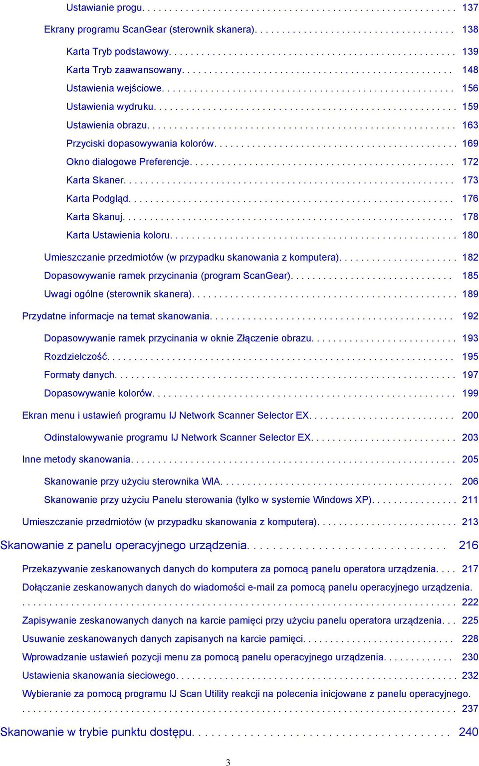 ....................................................... 159 Ustawienia obrazu......................................................... 163 Przyciski dopasowywania kolorów.