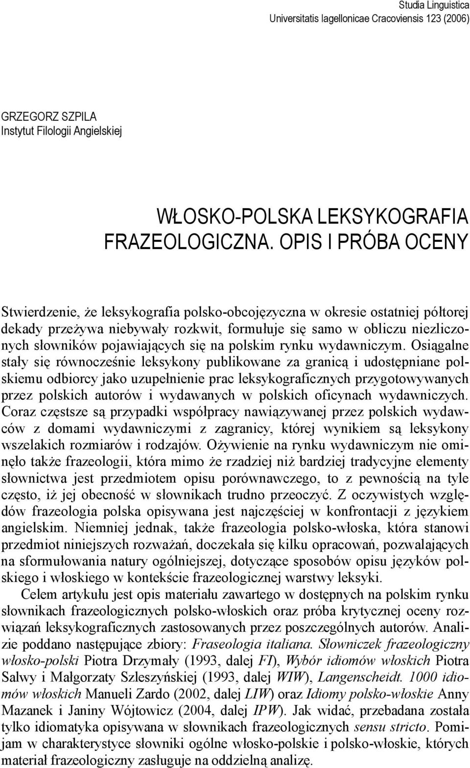 pojawiających się na polskim rynku wydawniczym.