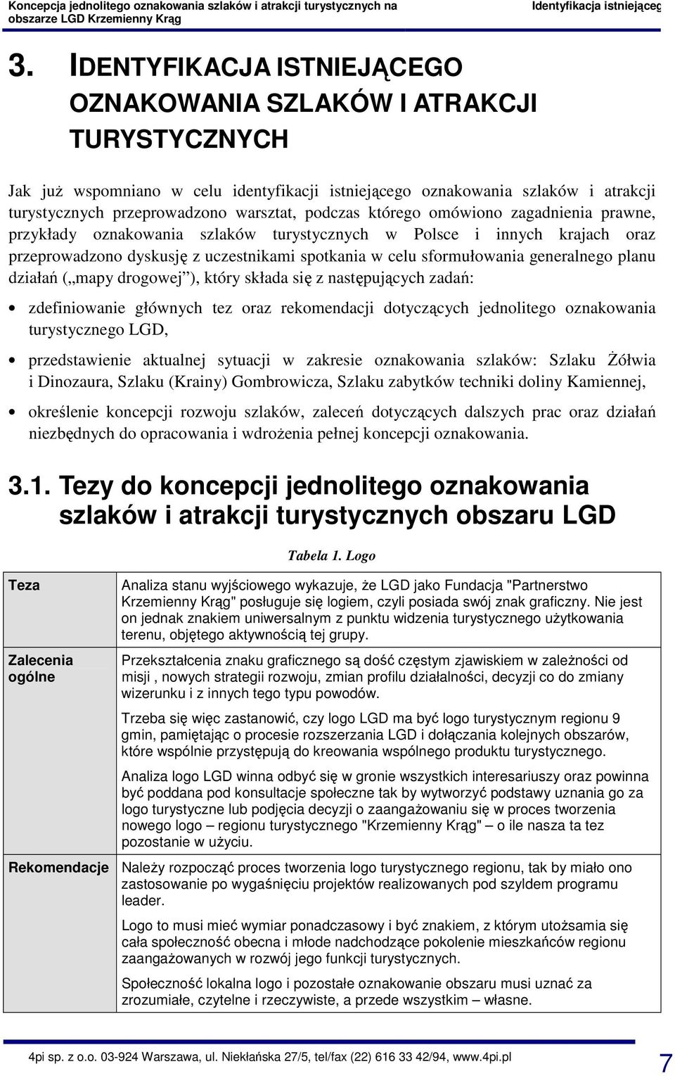 podczas którego omówiono zagadnienia prawne, przykłady oznakowania szlaków turystycznych w Polsce i innych krajach oraz przeprowadzono dyskusję z uczestnikami spotkania w celu sformułowania