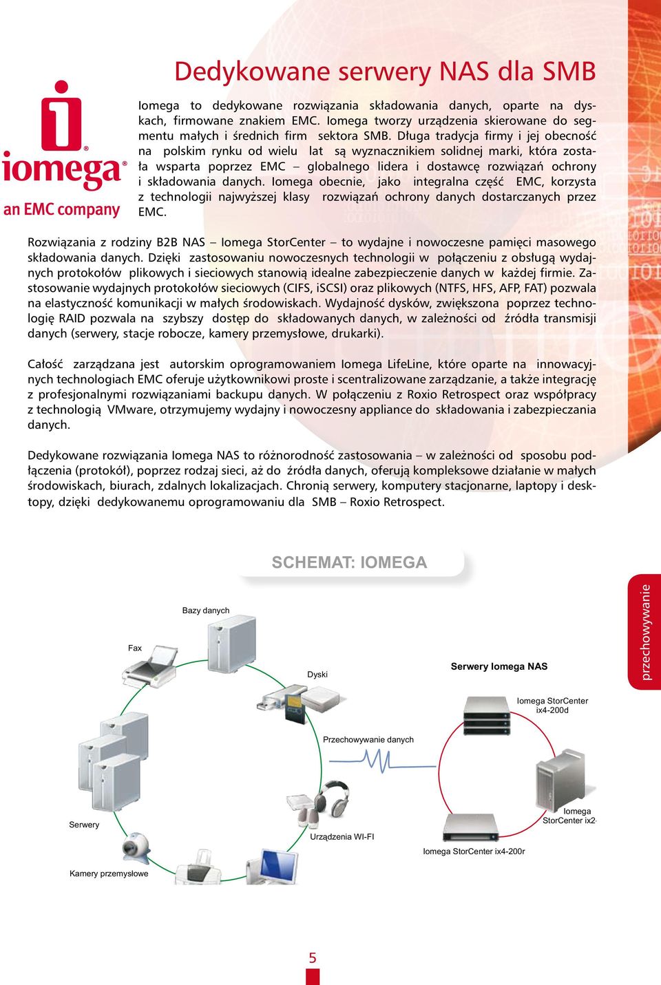 Długa tradycja firmy i jej obecność na polskim rynku od wielu lat są wyznacznikiem solidnej marki, która została wsparta poprzez EMC globalnego lidera i dostawcę rozwiązań ochrony i składowania