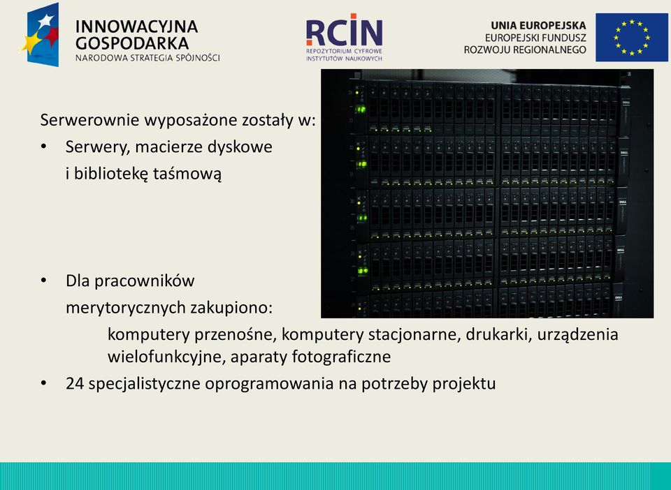 komputery przenośne, komputery stacjonarne, drukarki, urządzenia