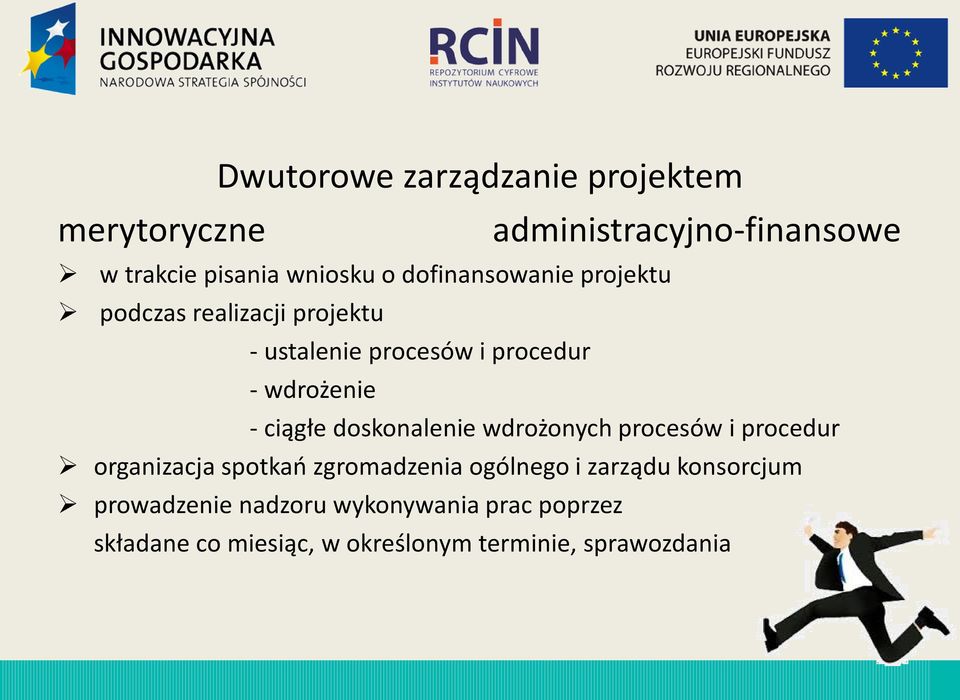 ciągłe doskonalenie wdrożonych procesów i procedur organizacja spotkań zgromadzenia ogólnego i zarządu