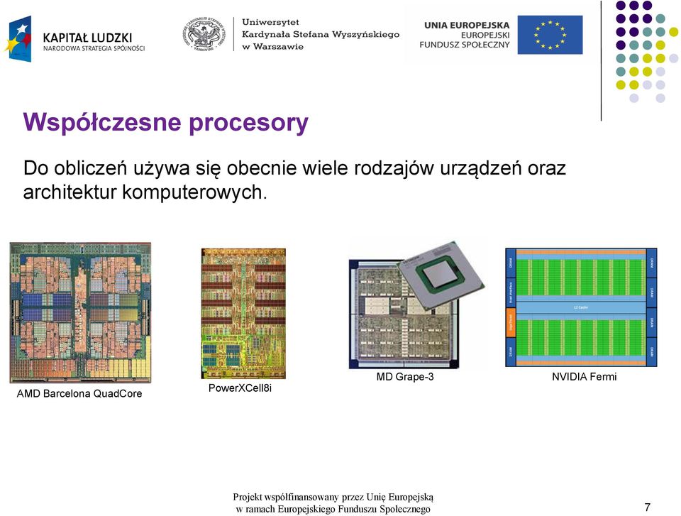 architektur komputerowych.
