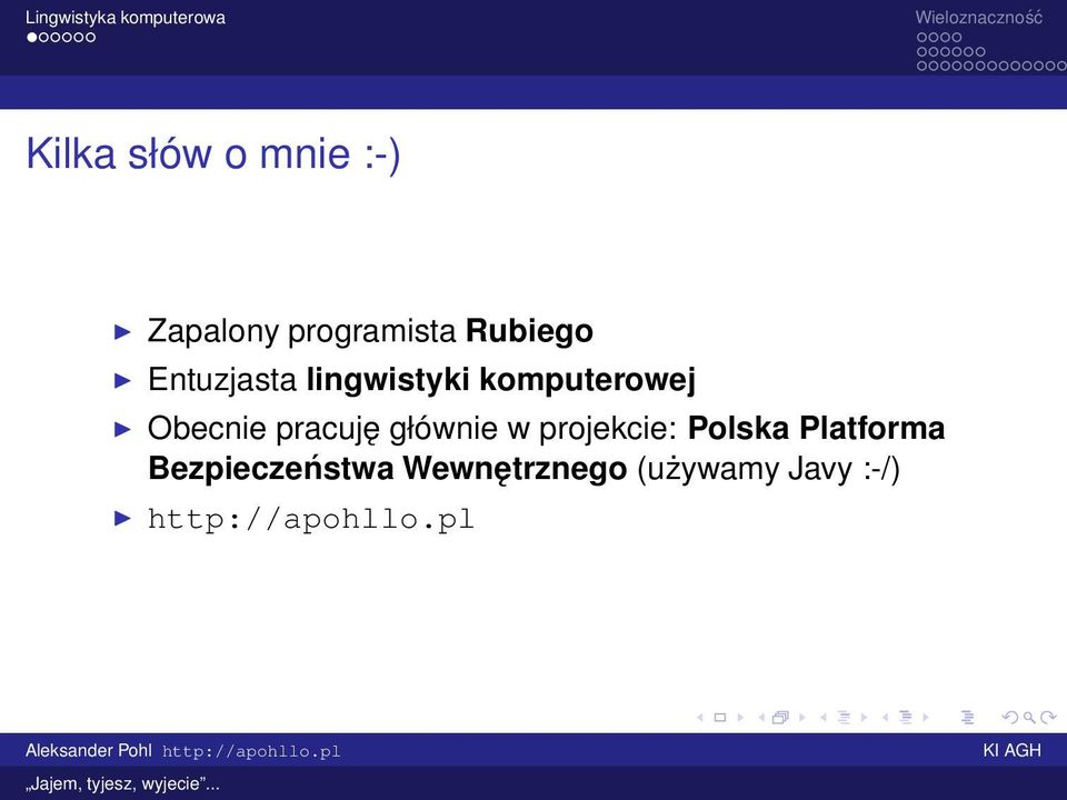 głównie w projekcie: Polska Platforma